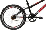 Caloi Bicicleta Infantil Expert Aro 20 Preta: estilo cross, conforto e rodas resistentes para aventuras dos 7 aos 9 anos. - Imagem 4