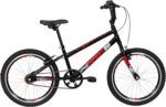 Caloi Bicicleta Infantil Expert Aro 20 Preta: estilo cross, conforto e rodas resistentes para aventuras dos 7 aos 9 anos. - Imagem 5