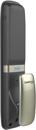 Fechadura Digital Intelbras FR 630 Preto: mais segurança e praticidade com abertura por biometria, senha ou tag. - Imagem 4