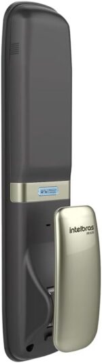 Fechadura Digital Intelbras FR 630 Preto: mais segurança e praticidade com abertura por biometria, senha ou tag. - Imagem 7