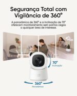 eufy Câmera C220 Anker: segurança 360°, 2K, visão noturna e rastreamento por IA para sua casa e pet - Imagem 3