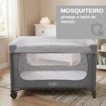 Berço Portátil Infantil Joly Baby Style com mosquiteiro e trocador: conforto, segurança e praticidade para o bebê. - Imagem 5