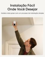 eufy Câmera C220 Anker: segurança 360°, 2K, visão noturna e rastreamento por IA para sua casa e pet - Imagem 5