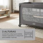 Berço Portátil Infantil Joly Baby Style com mosquiteiro e trocador: conforto, segurança e praticidade para o bebê. - Imagem 8