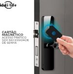 Fechadura Eletrônica Inteligente 6 em 1 IDALI LIFE: segurança e acesso prático para sua porta. - Imagem 5