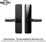 Fechadura Eletrônica Inteligente 6 em 1 IDALI LIFE: segurança e acesso prático para sua porta. - Imagem 7