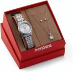 Kit Relógio Mondaine Prata Feminino 32608L0MKNE2K1: elegância e estilo em semi-joias para comprar online. - Imagem 6