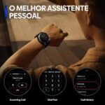 Zeblaze Stratos 3 Pro: smartwatch com GPS, chamadas Bluetooth e 5ATM, ideal para treinos e uso diário. - Imagem 4