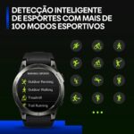 Zeblaze Stratos 3 Pro: smartwatch com GPS, chamadas Bluetooth e 5ATM, ideal para treinos e uso diário. - Imagem 5