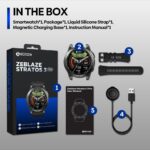 Zeblaze Stratos 3 Pro: smartwatch com GPS, chamadas Bluetooth e 5ATM, ideal para treinos e uso diário. - Imagem 7