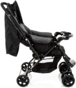 Cosco Kids Travel System Reverse Preto Rajado: conforto e praticidade com bebê conforto, assento reclinável e alça reversa até 15 kg - Imagem 5
