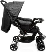 Cosco Kids Travel System Reverse Preto Rajado: conforto e praticidade com bebê conforto, assento reclinável e alça reversa até 15 kg - Imagem 6