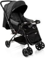 Cosco Kids Travel System Reverse Preto Rajado: conforto e praticidade com bebê conforto, assento reclinável e alça reversa até 15 kg - Imagem 7