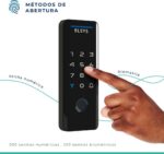 Fechadura Digital Elsys DS4100V com Wi‑Fi, Alexa, senha ou tag, travamento automático e máxima segurança para sua porta - Imagem 4