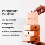 Conjunto Ponto de Luz Prata 925 com Zircônia: presente elegante para namorada, esposa ou mãe. - Imagem 9