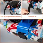 Sumind 8 Peças de Alças Ajustáveis para Hoverboard: fixação segura em nylon com velcro para kart e scooter 2 rodas. - Imagem 3