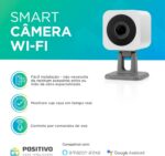 Smart Câmera Positivo 1080p: segurança com visão noturna, detecção de movimento e áudio bidirecional, compatível com Alexa - Imagem 3