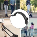 Para-lamas traseiro para scooter elétrica M365 PRO2: protege contra respingos e lama, fácil de instalar e resistente em ABS/PC - Imagem 8