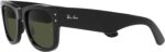 Óculos de Sol Ray-Ban Mega Wayfarer 0RB0840S: estilo icônico com lentes verdes e conforto para comprar agora. - Imagem 3