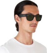 Óculos de Sol Ray-Ban Mega Wayfarer 0RB0840S: estilo icônico com lentes verdes e conforto para comprar agora. - Imagem 7