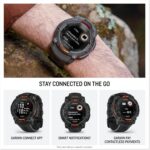 Garmin Instinct 3 Solar 45mm: relógio com GPS e monitor cardíaco de pulso para treinos e aventuras ao ar livre. - Imagem 4