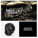 Garmin Instinct 3 Solar 45mm: relógio com GPS e monitor cardíaco de pulso para treinos e aventuras ao ar livre. - Imagem 8