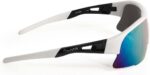 Óculos de Sol Esportivo UV400 Tarik Branco Cinza Alma Genius com proteção e estilo para suas atividades. - Imagem 3
