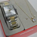 Mondaine Relógio Feminino Quadrado Prata e Dourado: elegância e estilo para compor looks com sofisticação. - Imagem 5