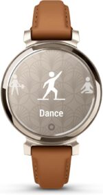 Garmin Lily 2 Classic Dourado com Couro 35mm: monitor cardíaco de pulso com GPS para acompanhar suas atividades com estilo. - Imagem 3