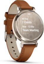 Garmin Lily 2 Classic Dourado com Couro 35mm: monitor cardíaco de pulso com GPS para acompanhar suas atividades com estilo. - Imagem 5