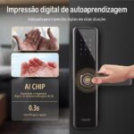 YESOP Fechadura Digital Inteligente Wi-Fi: segurança com câmera, senha, tag e app para abertura remota pela Tuya. - Imagem 4