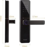 YESOP Fechadura Digital Inteligente Wi-Fi: segurança com câmera, senha, tag e app para abertura remota pela Tuya. - Imagem 7