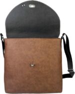 Bolsa Feminina Transversal Média Café Magicc B-230: estilo e praticidade para o dia a dia - Imagem 5