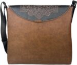 Bolsa Feminina Transversal Média Café Magicc B-230: estilo e praticidade para o dia a dia - Imagem 6
