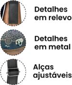 Bolsa Feminina Transversal Média Café Magicc B-230: estilo e praticidade para o dia a dia - Imagem 10