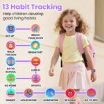 Relógio smartwatch infantil à prova d’água para meninas 5-12 anos, com 39 jogos, câmera HD, música e controle parental. - Imagem 8