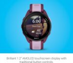 Garmin Forerunner 165 Music Lilás: monitor cardíaco de pulso e GPS para treinos com mais controle e precisão. - Imagem 3