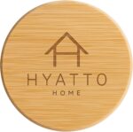 Kit Potes Herméticos Hyatto Home de vidro com tampa de bambu: conserva alimentos com estilo e praticidade. - Imagem 7