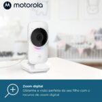 Babá Eletrônica VM482ANXL Motorola: monitor sem fio com vídeo, zoom e visão noturna para segurança total do bebê - Imagem 6