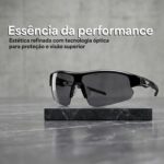 Óculos de Sol Esportivo Masculino UV400 JustGoFit: proteção e conforto para corrida com estilo espelhado. - Imagem 4