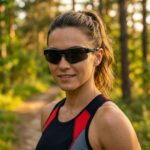 Óculos de Sol Esportivo Masculino UV400 JustGoFit: proteção e conforto para corrida com estilo espelhado. - Imagem 7