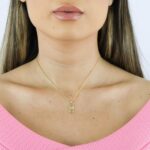 Colar Feminino Mãe de Pet com Pingente de Cachorro e Zircônias Banhado a Ouro 18k, presente elegante para amantes de pets - Imagem 7