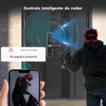 Fechadura Eletronica Inteligente Biométrica com app Wi‑Fi, 8 acessos e alarme anti-arrombamento para máxima segurança. - Imagem 3