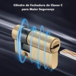 Fechadura Eletronica Inteligente Biométrica com app Wi‑Fi, 8 acessos e alarme anti-arrombamento para máxima segurança. - Imagem 8