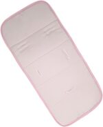 Conjunto para Bebê com Capa Protetora e Travesseiro Rosa: conforto, proteção e prevenção da cabeça chata no carrinho. - Imagem 4