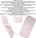 Conjunto para Bebê com Capa Protetora e Travesseiro Rosa: conforto, proteção e prevenção da cabeça chata no carrinho. - Imagem 5