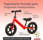 Bicicleta de Equilíbrio Wild Kidino sem pedal: segurança, equilíbrio e coordenação para crianças +12 meses. - Imagem 5