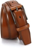 Cinto masculino de couro legítimo feito à mão: durabilidade, estilo e versatilidade para trabalho, negócios e casual - Imagem 5