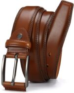 Cinto masculino de couro legítimo feito à mão: durabilidade, estilo e versatilidade para trabalho, negócios e casual - Imagem 6