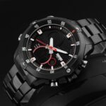 Relógio Masculino Militar em Aço Inoxidável: resistente à água 30M, com calendário e estilo versátil para esporte e negócios. - Imagem 8